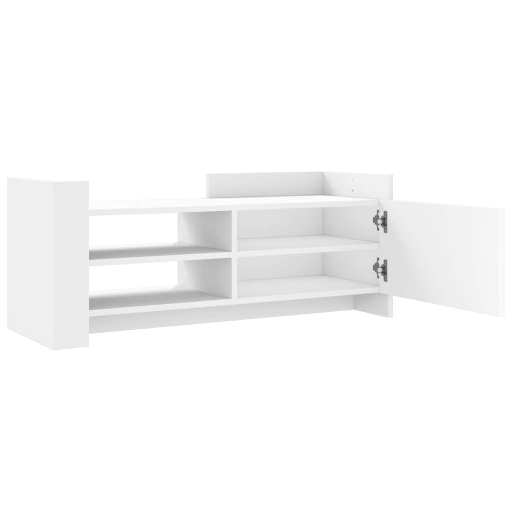 vidaXL TV Cabinet White 100x35x40 cm Engineered Wood