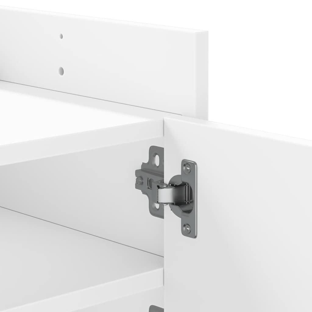 vidaXL TV Cabinet White 100x35x40 cm Engineered Wood