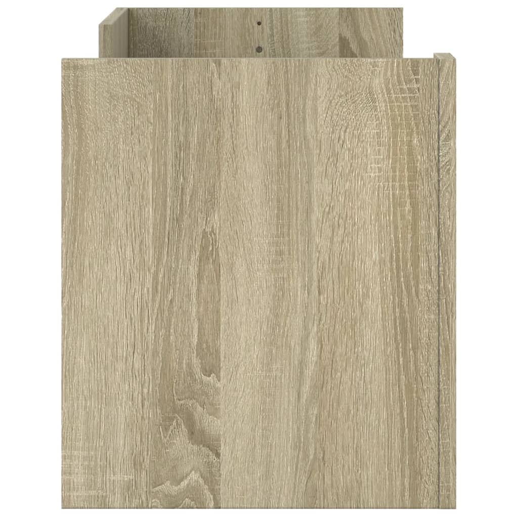 vidaXL TV Cabinet Sonoma Oak 100x35x40 cm Engineered Wood