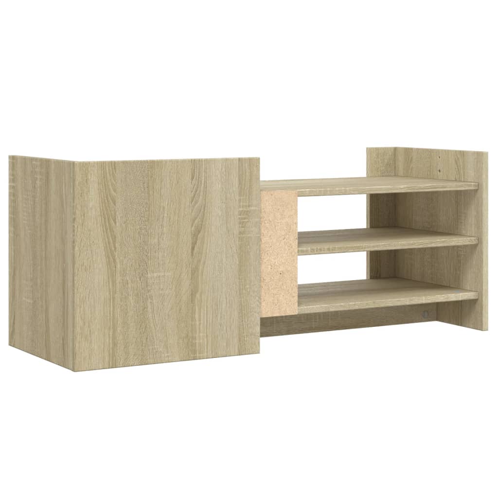 vidaXL TV Cabinet Sonoma Oak 100x35x40 cm Engineered Wood