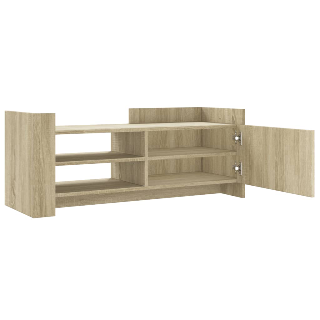 vidaXL TV Cabinet Sonoma Oak 100x35x40 cm Engineered Wood