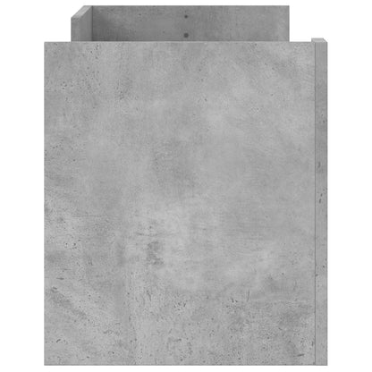vidaXL TV Cabinet Concrete Grey 100x35x40 cm Engineered Wood