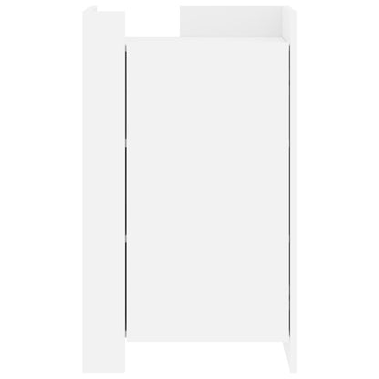 vidaXL Sideboard White 45x35x75 cm Engineered Wood