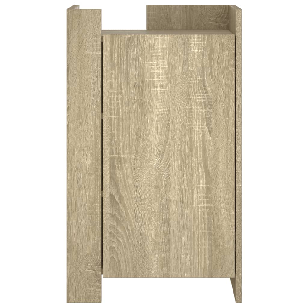 vidaXL Sideboard Sonoma Oak 45x35x75 cm Engineered Wood