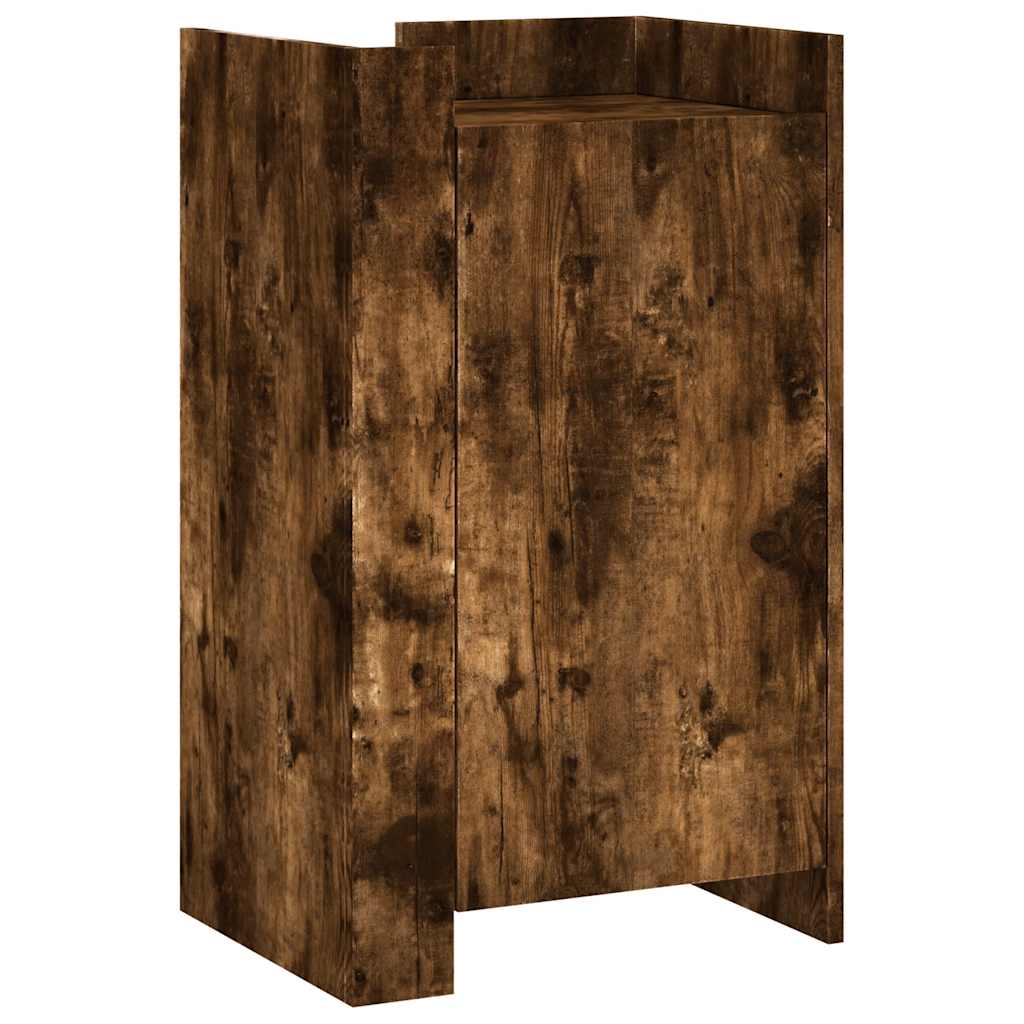 vidaXL Sideboard Smoked Oak 45x35x75 cm Engineered Wood