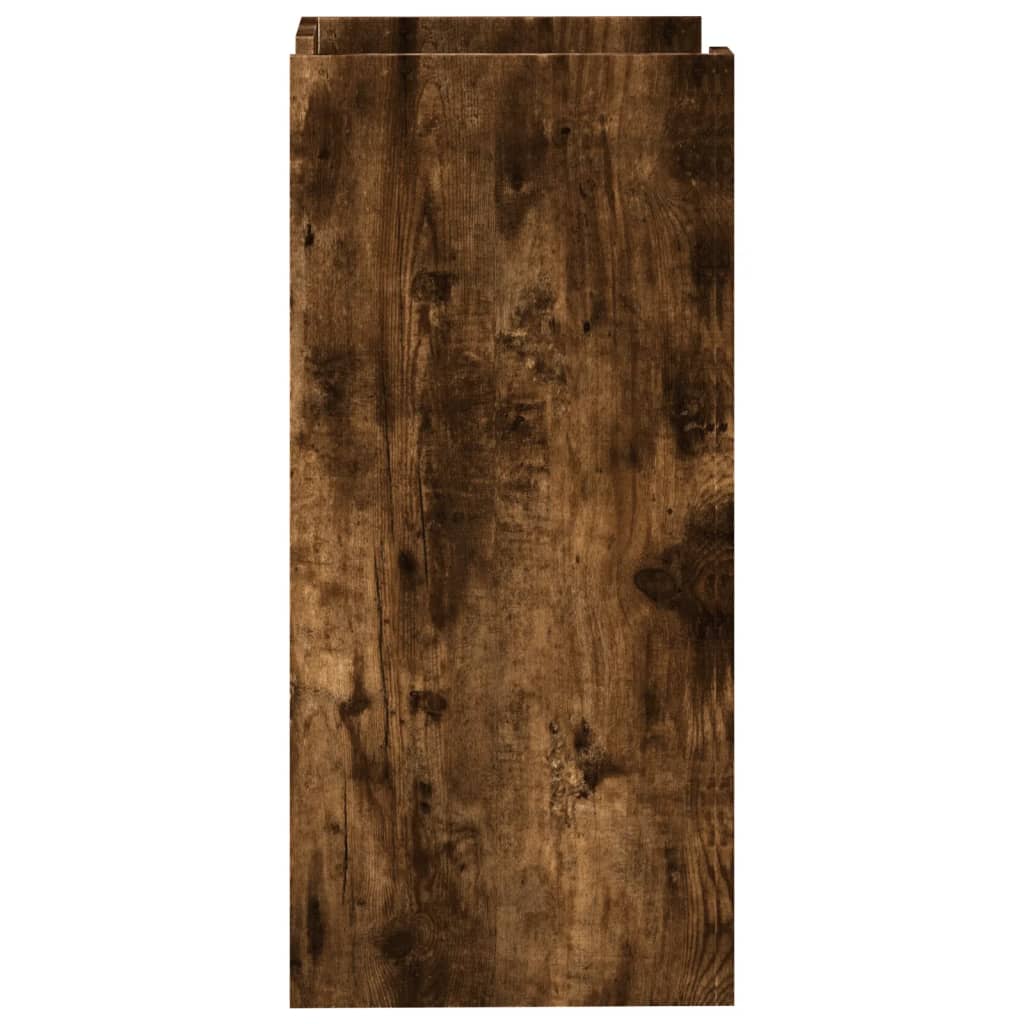 vidaXL Sideboard Smoked Oak 45x35x75 cm Engineered Wood