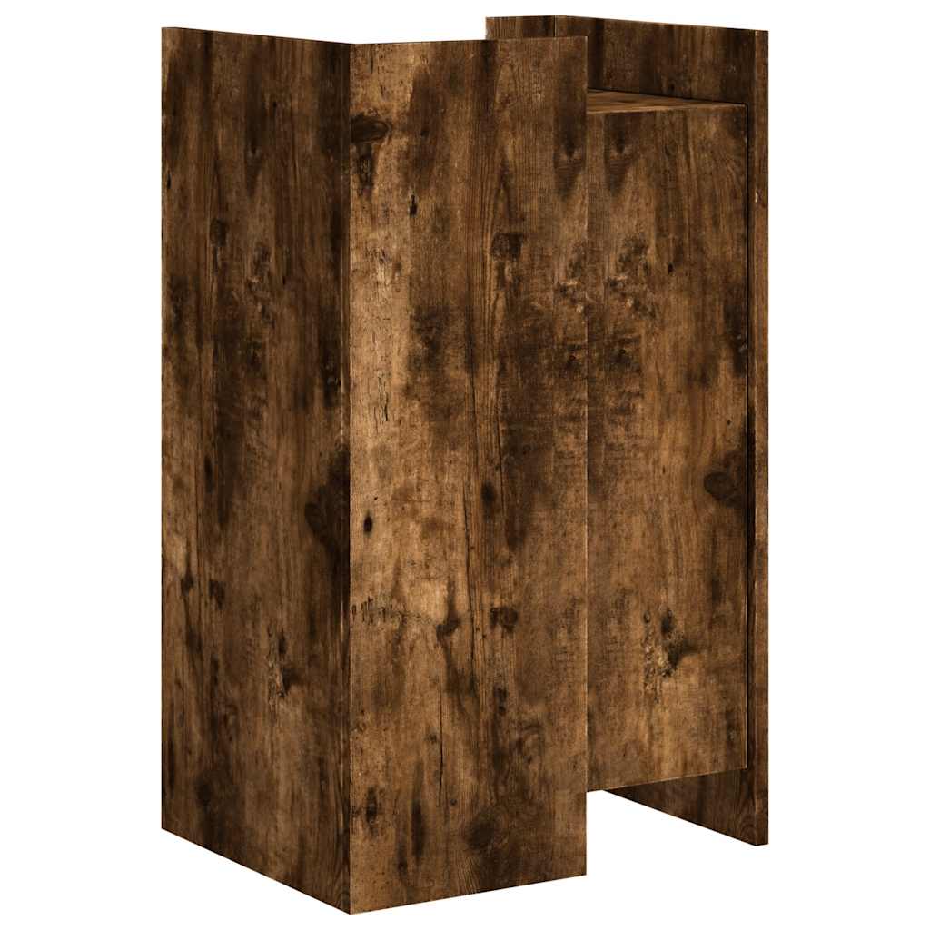 vidaXL Sideboard Smoked Oak 45x35x75 cm Engineered Wood