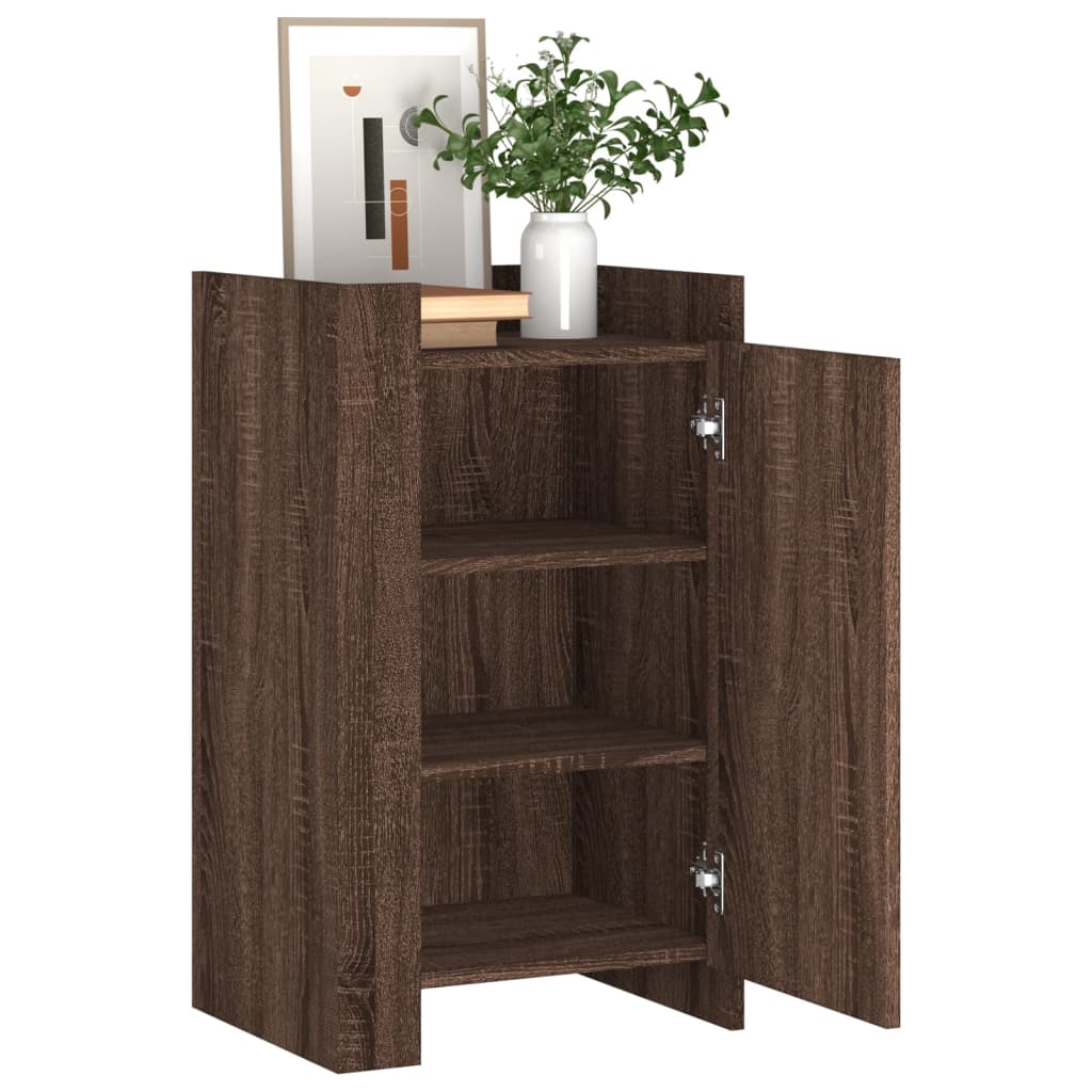 vidaXL Sideboard Brown Oak 45x35x75 cm Engineered Wood