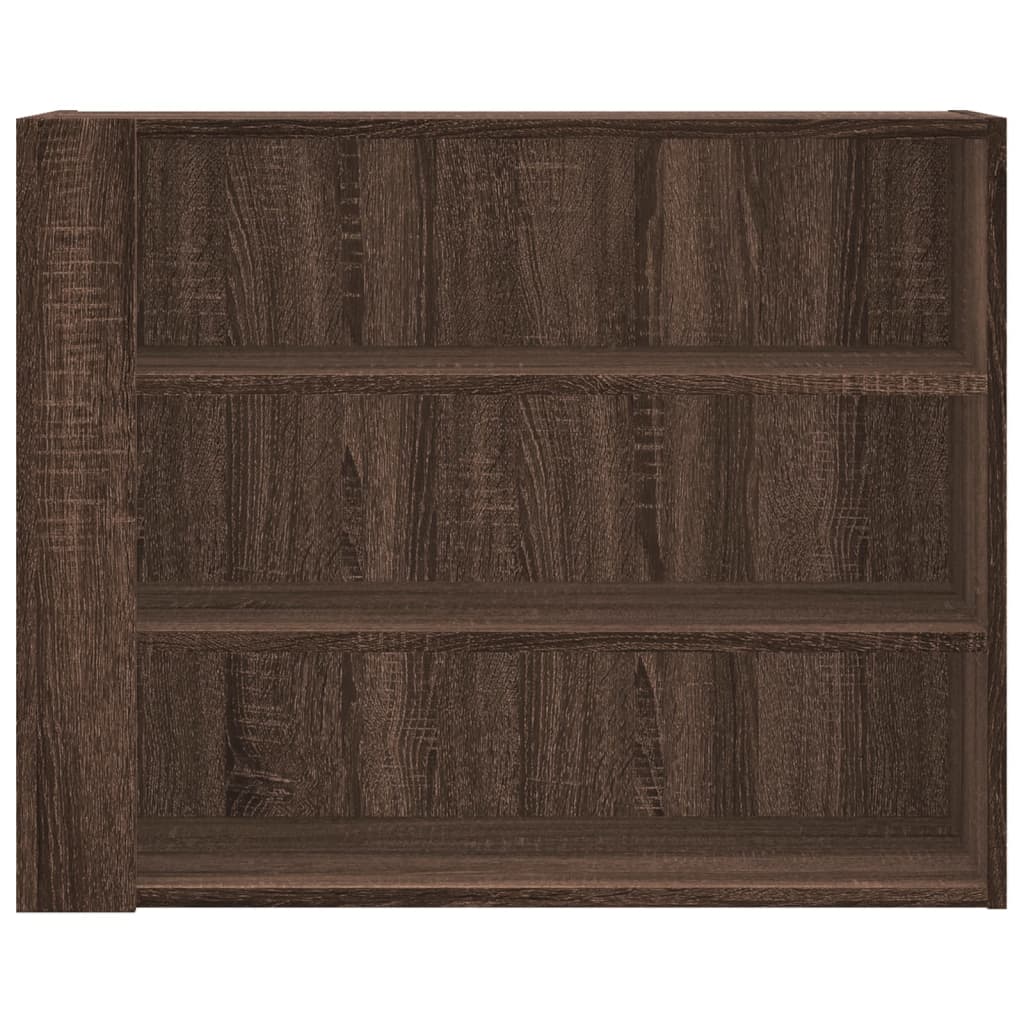 vidaXL Wall Cabinet Brown Oak 75x35x60 cm Engineered Wood