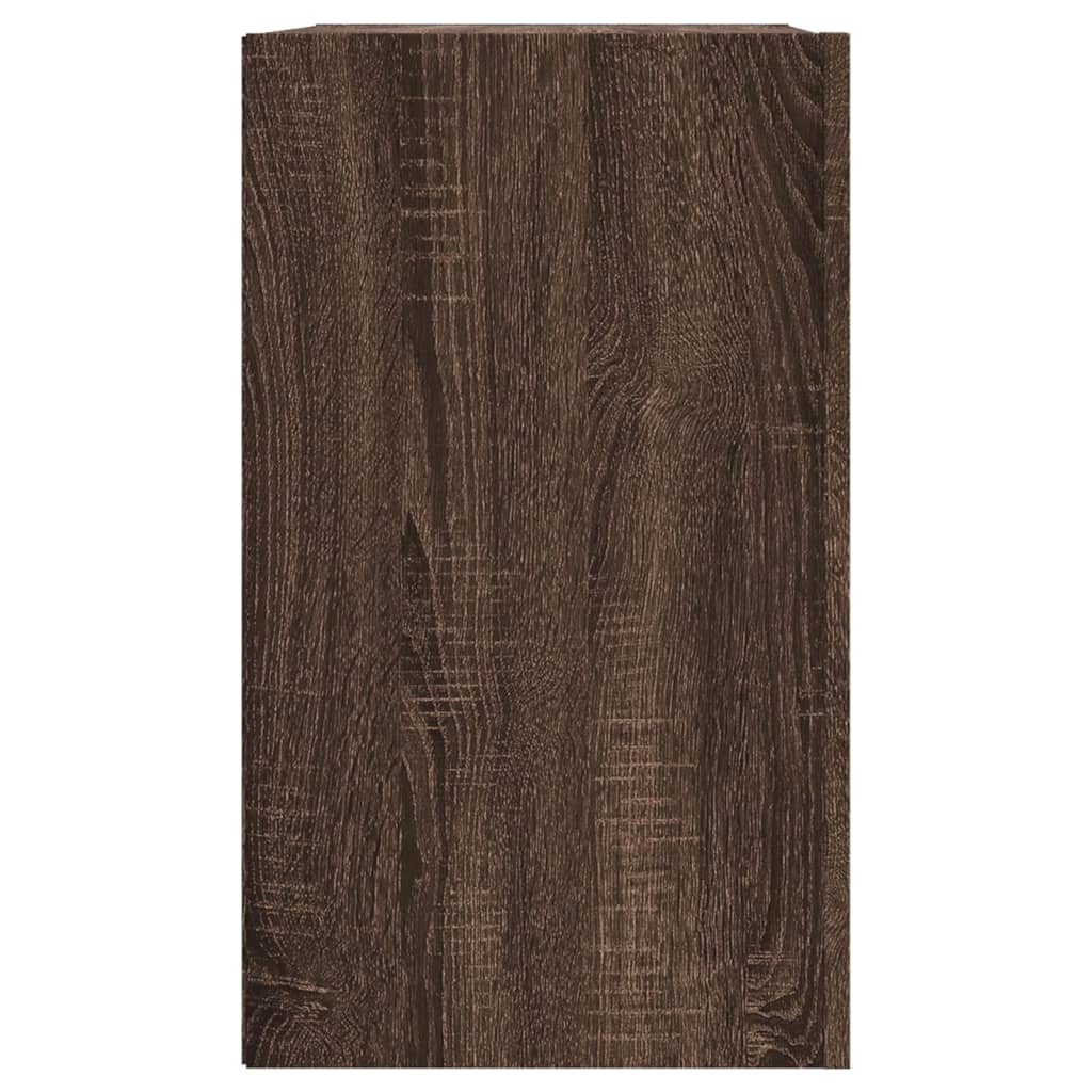 vidaXL Wall Cabinet Brown Oak 75x35x60 cm Engineered Wood