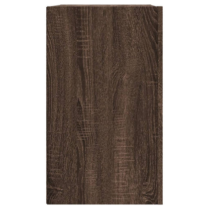 vidaXL Wall Cabinet Brown Oak 75x35x60 cm Engineered Wood
