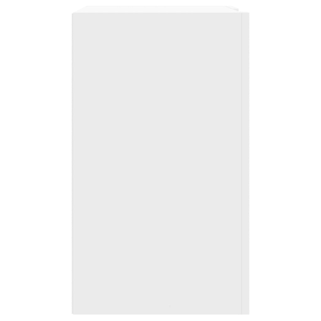 vidaXL Wall Cabinet White 75x35x60 cm Engineered Wood