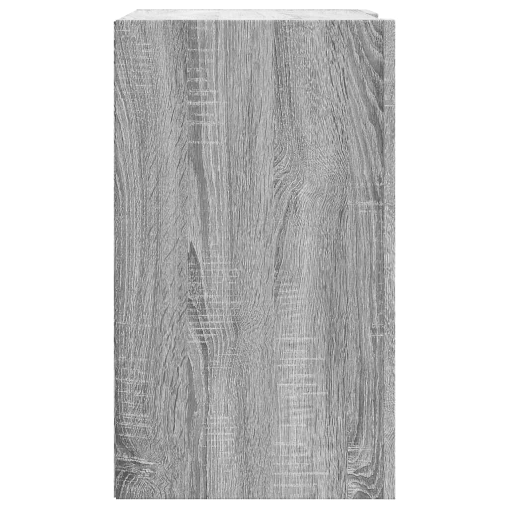 vidaXL Wall Cabinet Grey Sonoma 75x35x60 cm Engineered Wood