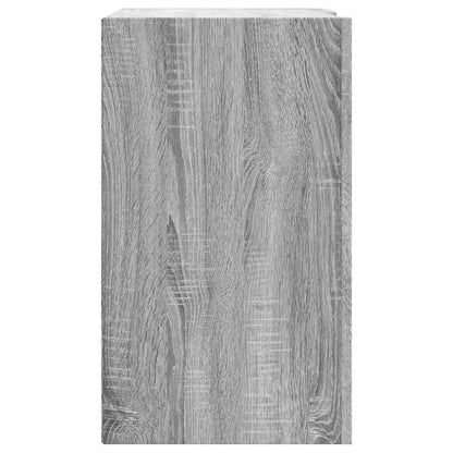 vidaXL Wall Cabinet Grey Sonoma 75x35x60 cm Engineered Wood