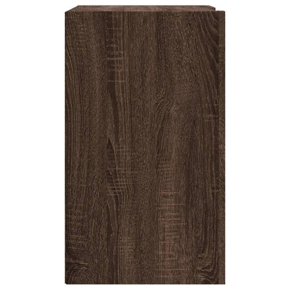 vidaXL Wall Cabinet Brown Oak 75x35x60 cm Engineered Wood
