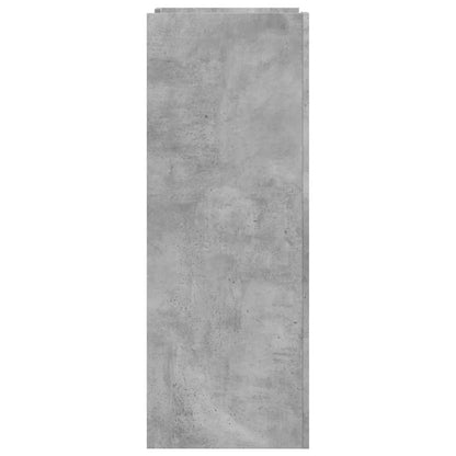 vidaXL Shoe Cabinet Concrete Grey 74.5x37.5x100 cm Engineered Wood