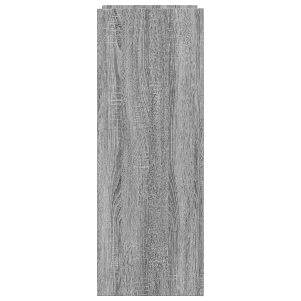 vidaXL Shoe Cabinet Grey Sonoma 74.5x37.5x100 cm Engineered Wood