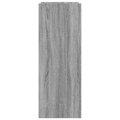 vidaXL Shoe Cabinet Grey Sonoma 74.5x37.5x100 cm Engineered Wood