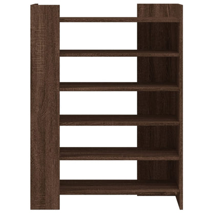 vidaXL Shoe Cabinet Brown Oak 74.5x37.5x100 cm Engineered Wood