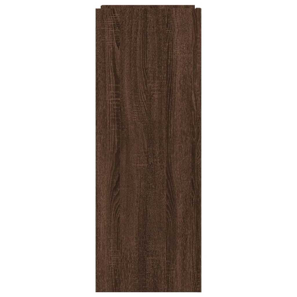 vidaXL Shoe Cabinet Brown Oak 74.5x37.5x100 cm Engineered Wood