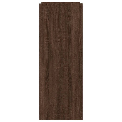 vidaXL Shoe Cabinet Brown Oak 74.5x37.5x100 cm Engineered Wood