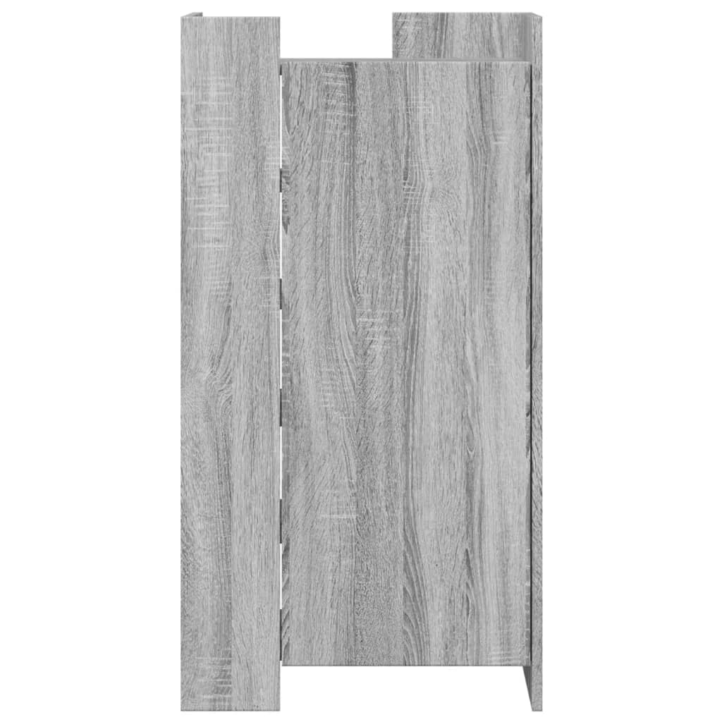 vidaXL Shoe Cabinet Grey Sonoma 52x37.5x100 cm Engineered Wood