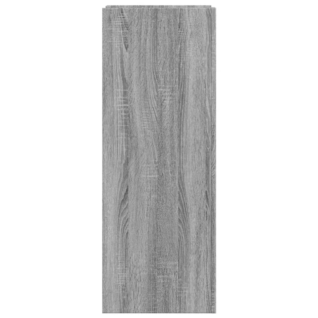 vidaXL Shoe Cabinet Grey Sonoma 52x37.5x100 cm Engineered Wood