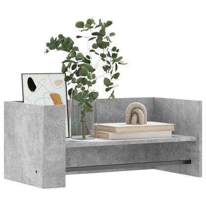 vidaXL Wall Shelf Concrete Grey 70.5x35x30.5 cm Engineered Wood