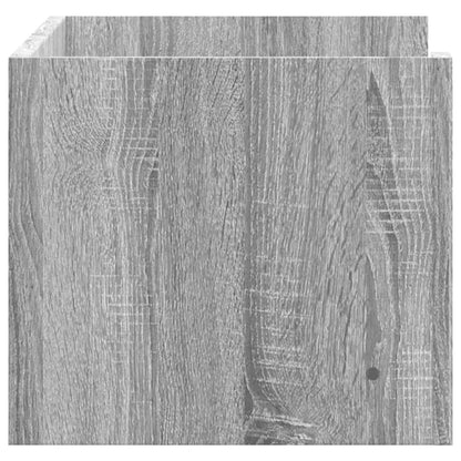 vidaXL Wall Shelf Grey Sonoma 70.5x35x30.5 cm Engineered Wood