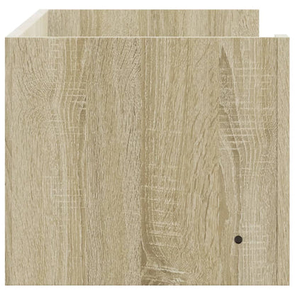 vidaXL Wall Shelf Sonoma Oak 100x35x30.5 cm Engineered Wood
