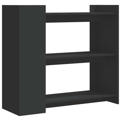 vidaXL Console Table Black 100x35x90 cm Engineered Wood