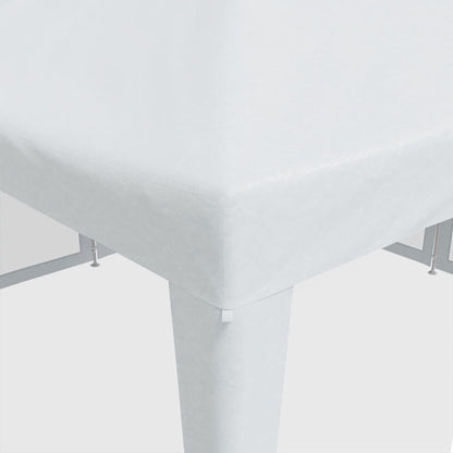vidaXL Party Tent with 8 Mesh Sidewalls White 4x4 m HDPE