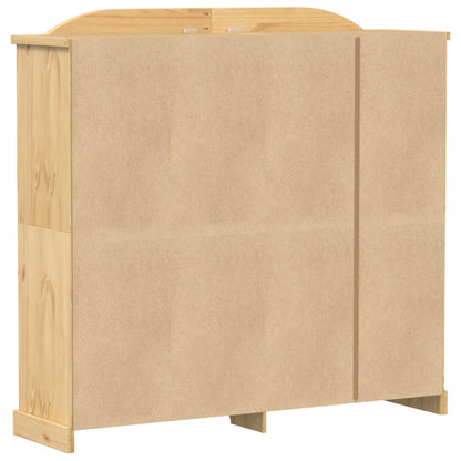 vidaXL Wardrobe "Corona" 194x52x186 cm Solid Wood Pine