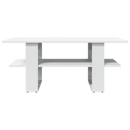 vidaXL Coffee Table White 102x55x42 cm Engineered Wood