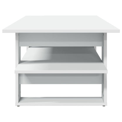 vidaXL Coffee Table White 102x55x42 cm Engineered Wood