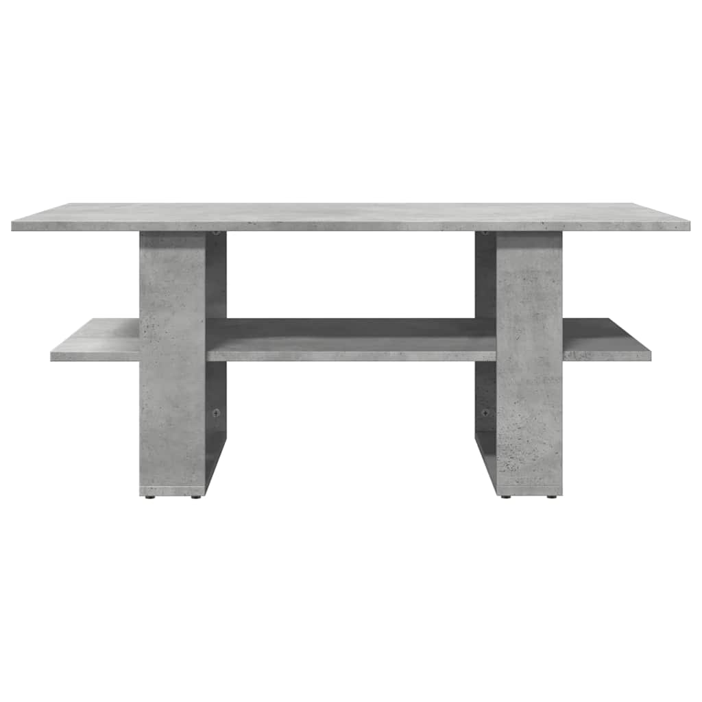 vidaXL Coffee Table Concrete Grey 102x55x42 cm Engineered Wood
