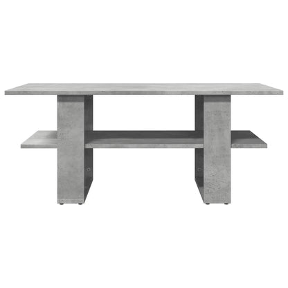 vidaXL Coffee Table Concrete Grey 102x55x42 cm Engineered Wood