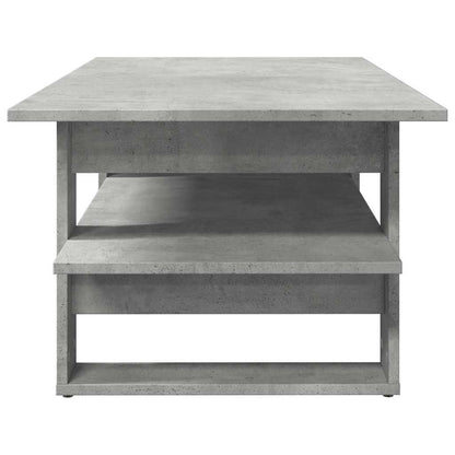 vidaXL Coffee Table Concrete Grey 102x55x42 cm Engineered Wood