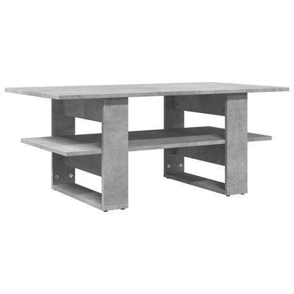 vidaXL Coffee Table Concrete Grey 102x55x42 cm Engineered Wood