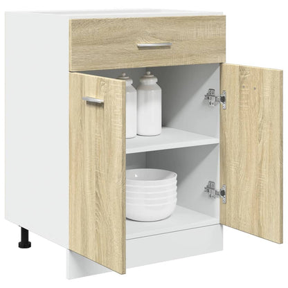 vidaXL Drawer Bottom Cabinet Lyon Sonoma Oak 60x46x81.5 cm Engineered Wood