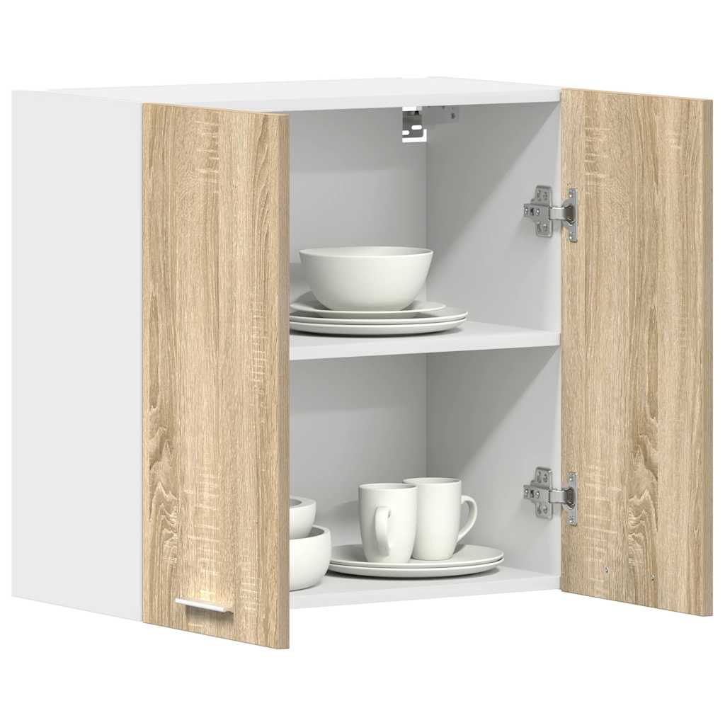 vidaXL Hanging Cabinet "Lyon" Sonoma Oak 60x31x60 cm Engineered Wood