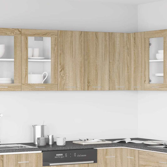 vidaXL Hanging Cabinet "Lyon" Sonoma Oak 60x31x60 cm Engineered Wood