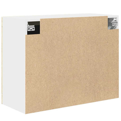 vidaXL Hanging Glass Cabinet Lyon Sonoma Oak 80x31x60 cm Engineered Wood