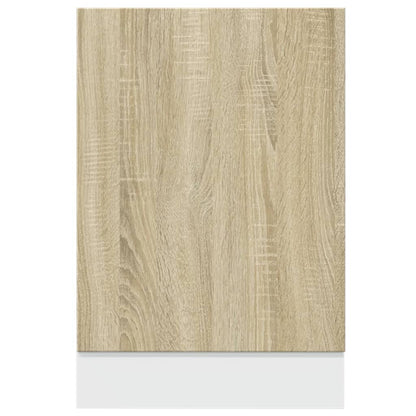 vidaXL Dishwasher Panel Sonoma Oak 45x3x67 cm Engineered Wood