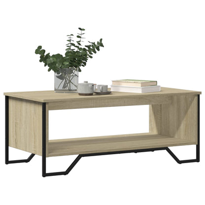 vidaXL Coffee Table Sonoma Oak 100x51x40 cm Engineered Wood