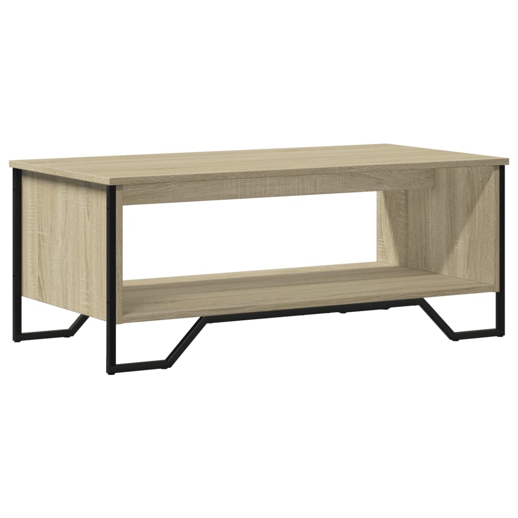 vidaXL Coffee Table Sonoma Oak 100x51x40 cm Engineered Wood