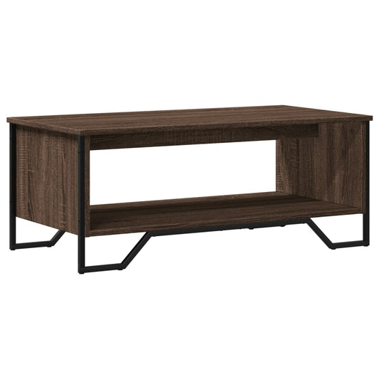 vidaXL Coffee Table Brown Oak 100x51x40 cm Engineered Wood