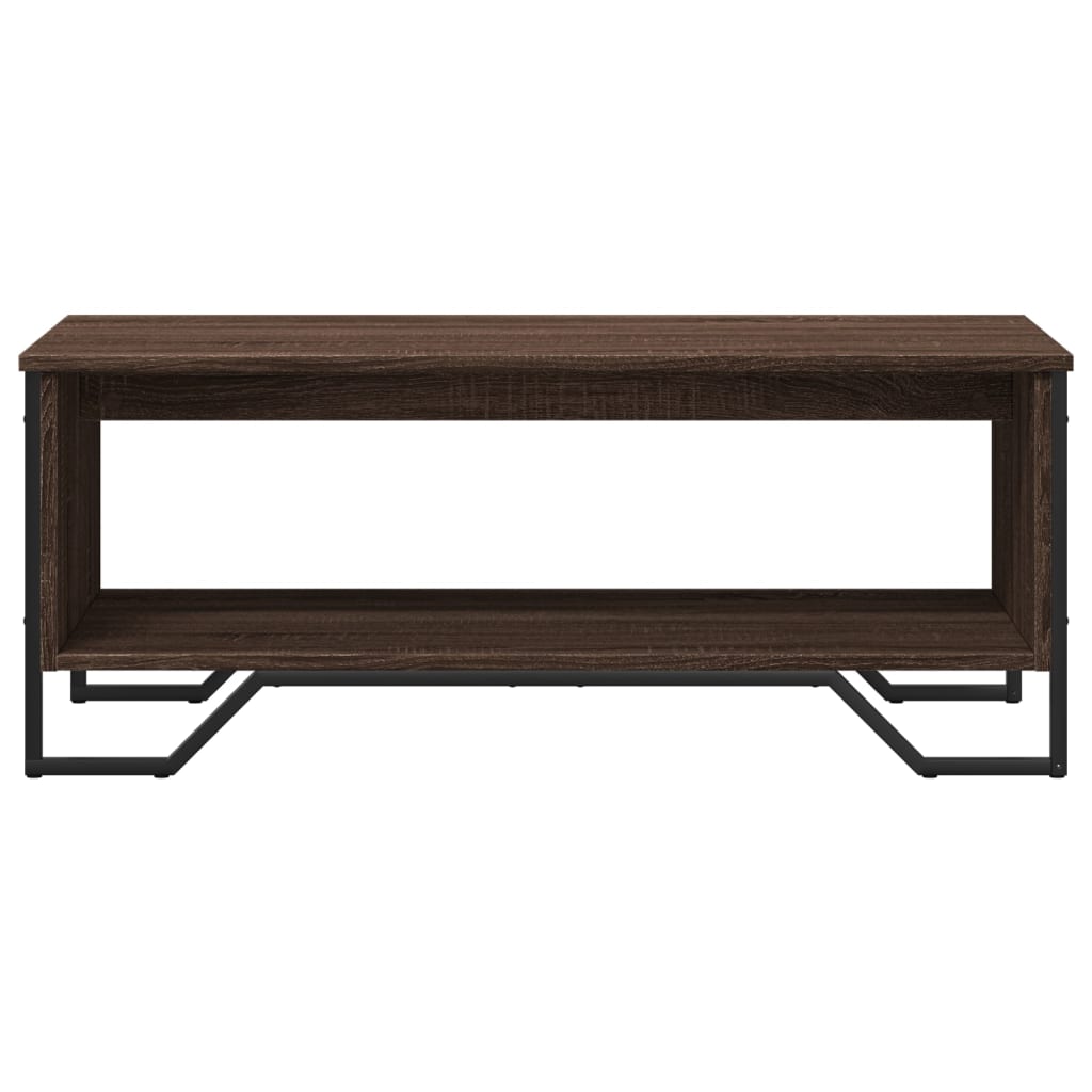 vidaXL Coffee Table Brown Oak 100x51x40 cm Engineered Wood