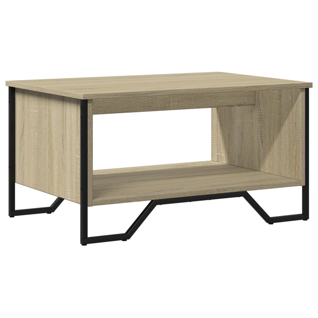 vidaXL Coffee Table Sonoma Oak 75x51x40 cm Engineered Wood