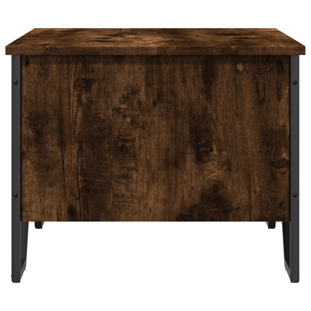 vidaXL Coffee Table Smoked Oak 75x51x40 cm Engineered Wood